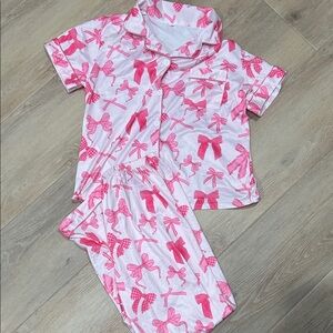 Pink Bow Pajamas